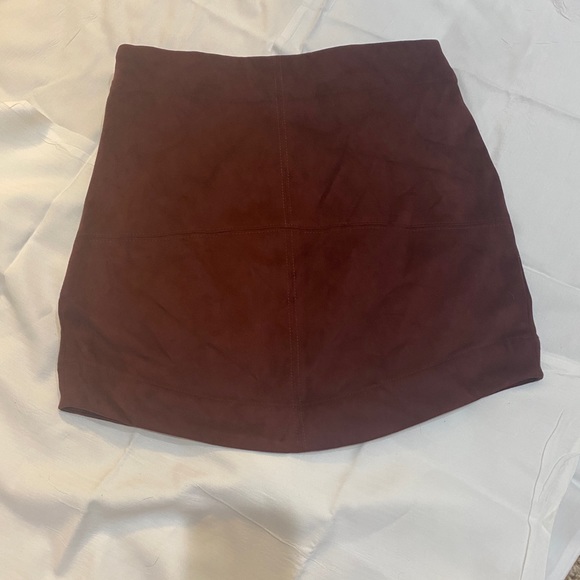 3 for $12 Maroon suade skirt - Picture 2 of 4